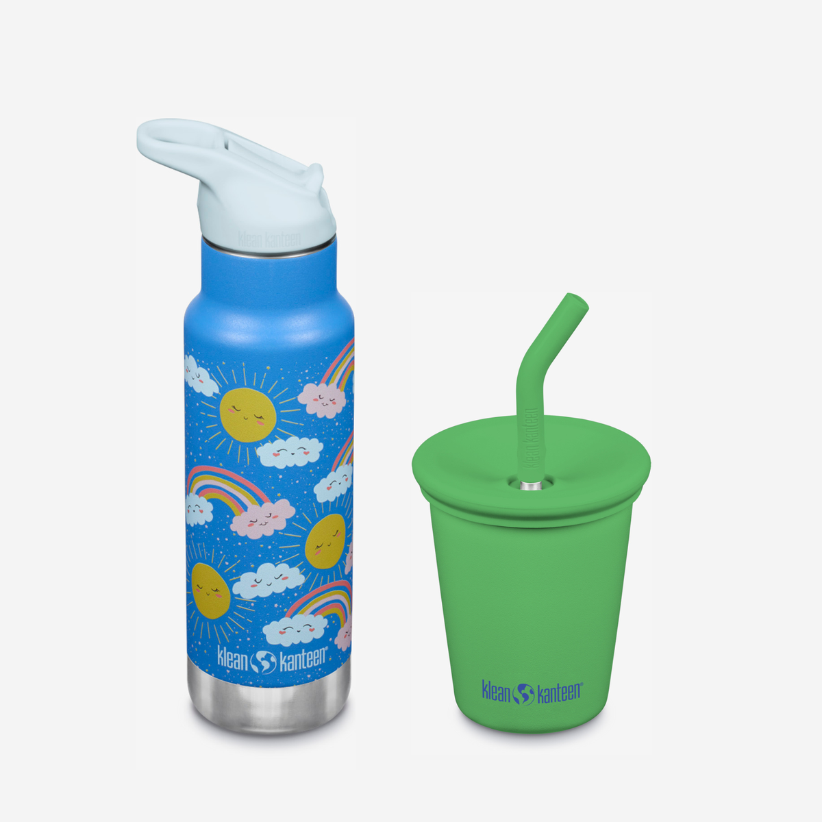 kid-s-sippy-cup-and-water-bottle-set-l8 KK-Kids-SippyCupandWaterBottleSet-VibrantGreen-Rainbows.png