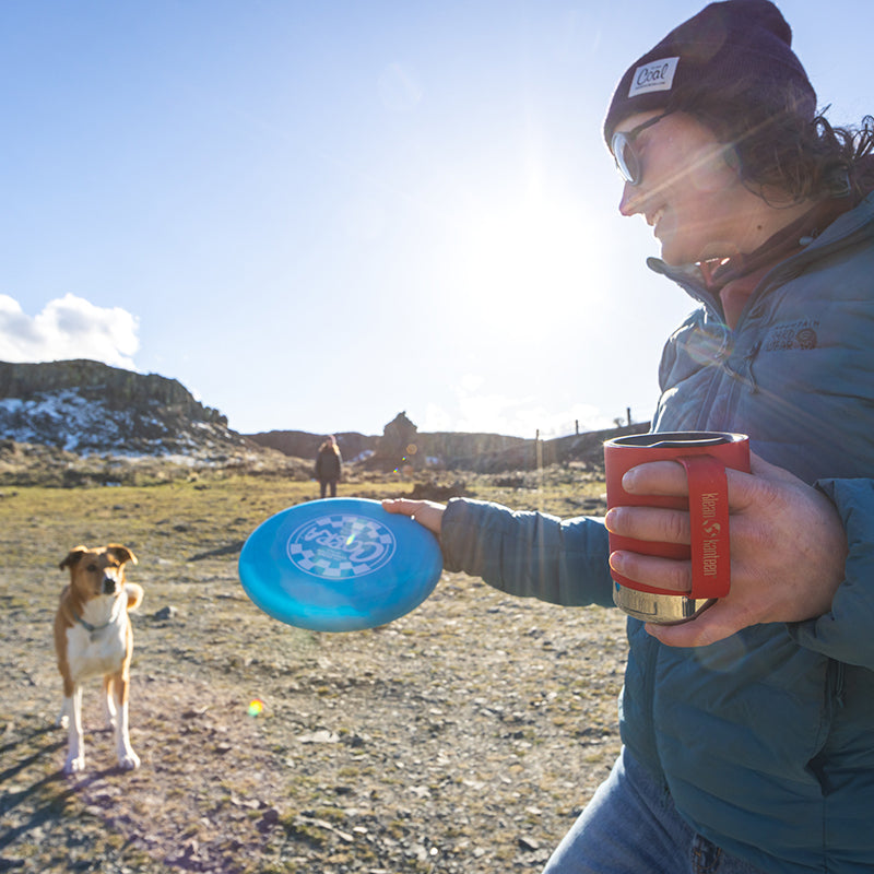 12oz-camp-mug-s3 insulated_camp_mug_12oz_woman_dog_frisbee_square.jpg