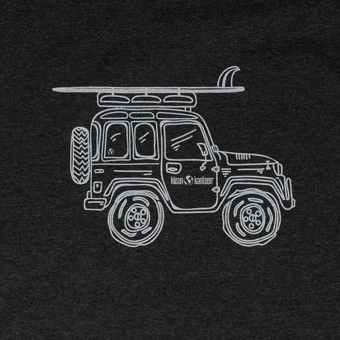 adventure-vehicle-t-shirt-c8 klean_shirt_jeep_front_closeup_lifestyle.jpg